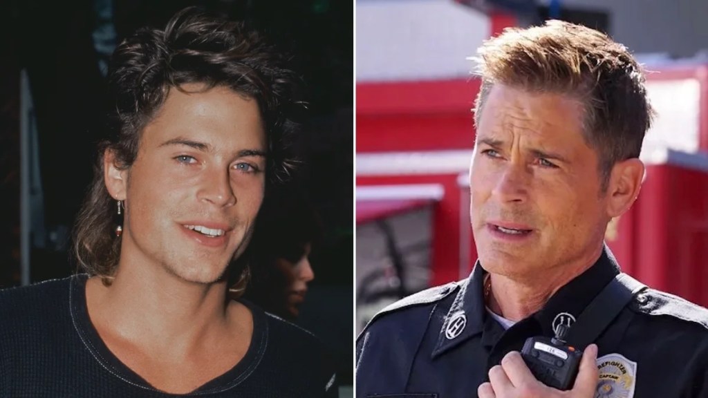 Rob Lowe en 1985 et dans "9-1-1 : Lone Star"
