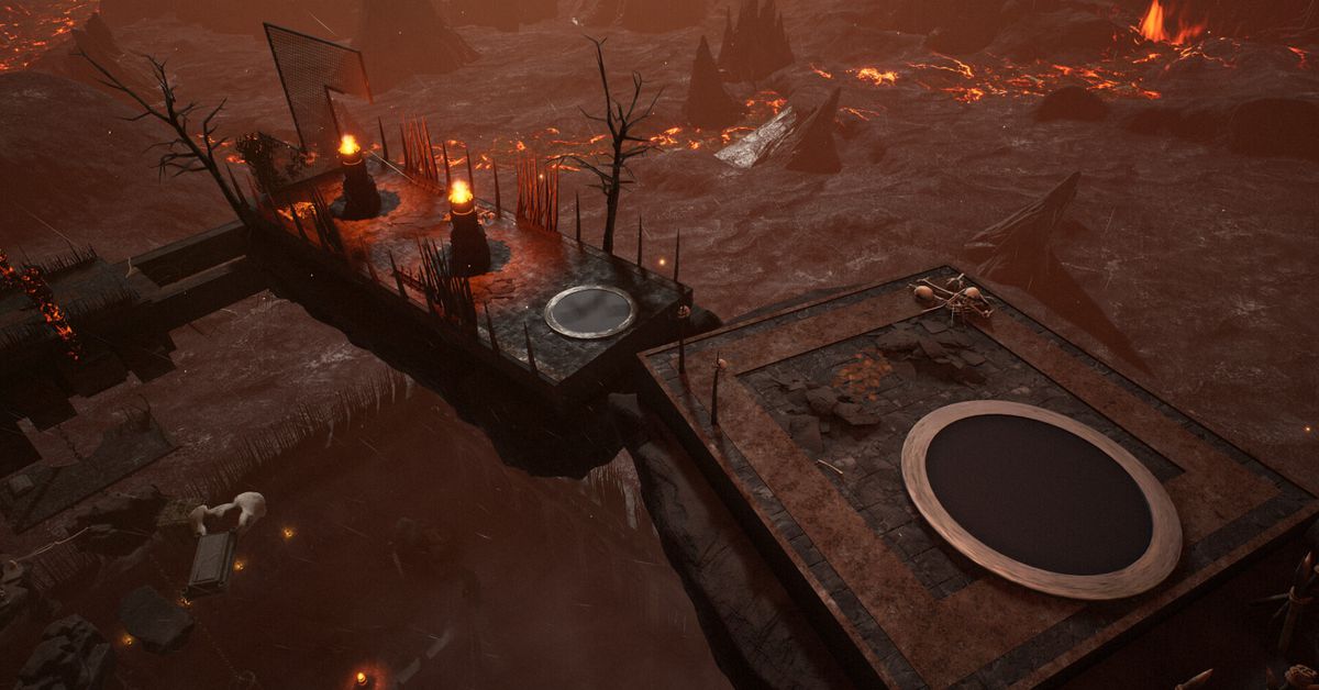 Chained Together est le cruel jeu de plateforme coopératif qui explose sur Steam