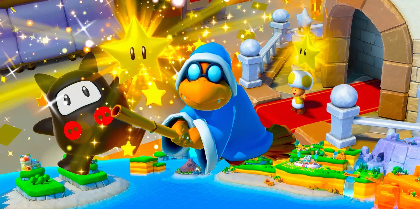 Chaque nouveau tableau du Super Mario Party Jamboree