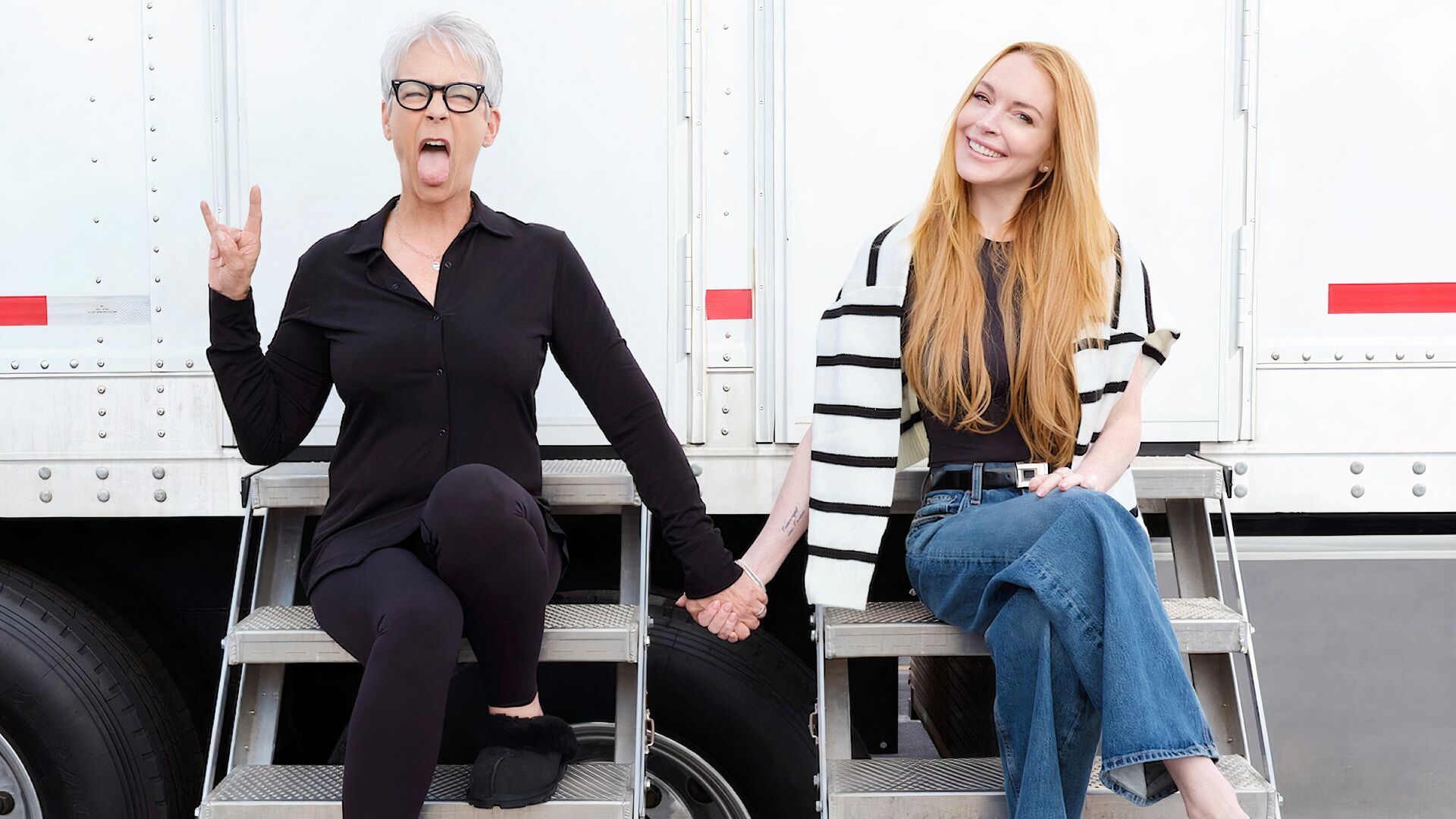 Jamie Lee Curtis et Lindsay Lohan démarrent la production lors de Freaky Friday