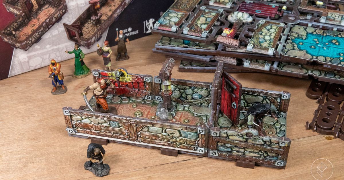 Je pense que ce terrain D&D a été peint avec la magie spatiale polonaise