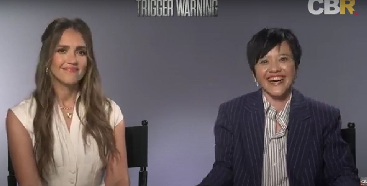 Jessica Alba excitée à l'idée d'exploiter les compétences de cascade de "Dark Angel" pour "Trigger Warning" de Netflix | Vidéo