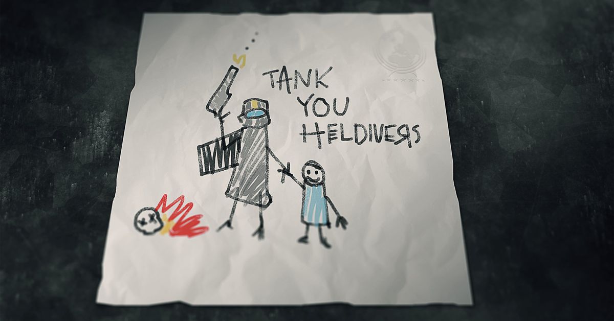 Les développeurs de Helldivers 2 ont fait un don à Save the Children parce que les joueurs ont choisi de sauver les enfants.