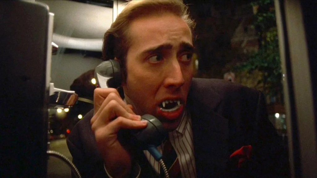 Nicolas Cage dans "Le baiser du vampire 