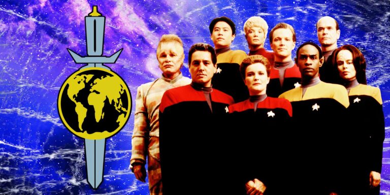 3 personnages de Star Trek : Voyager dans l'univers miroir