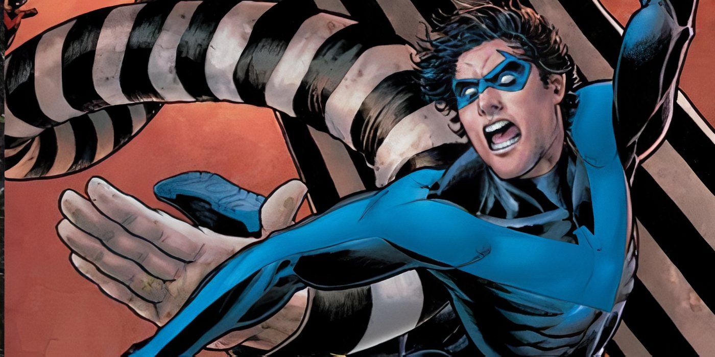 Beetlejuice Fessée Nightwing prouve que le plus grand atout de Dick Grayson est...
