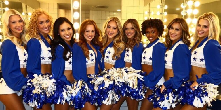 Ces chouchous de l'Amérique : les stars des pom-pom girls des Cowboys de Dallas offrent un…