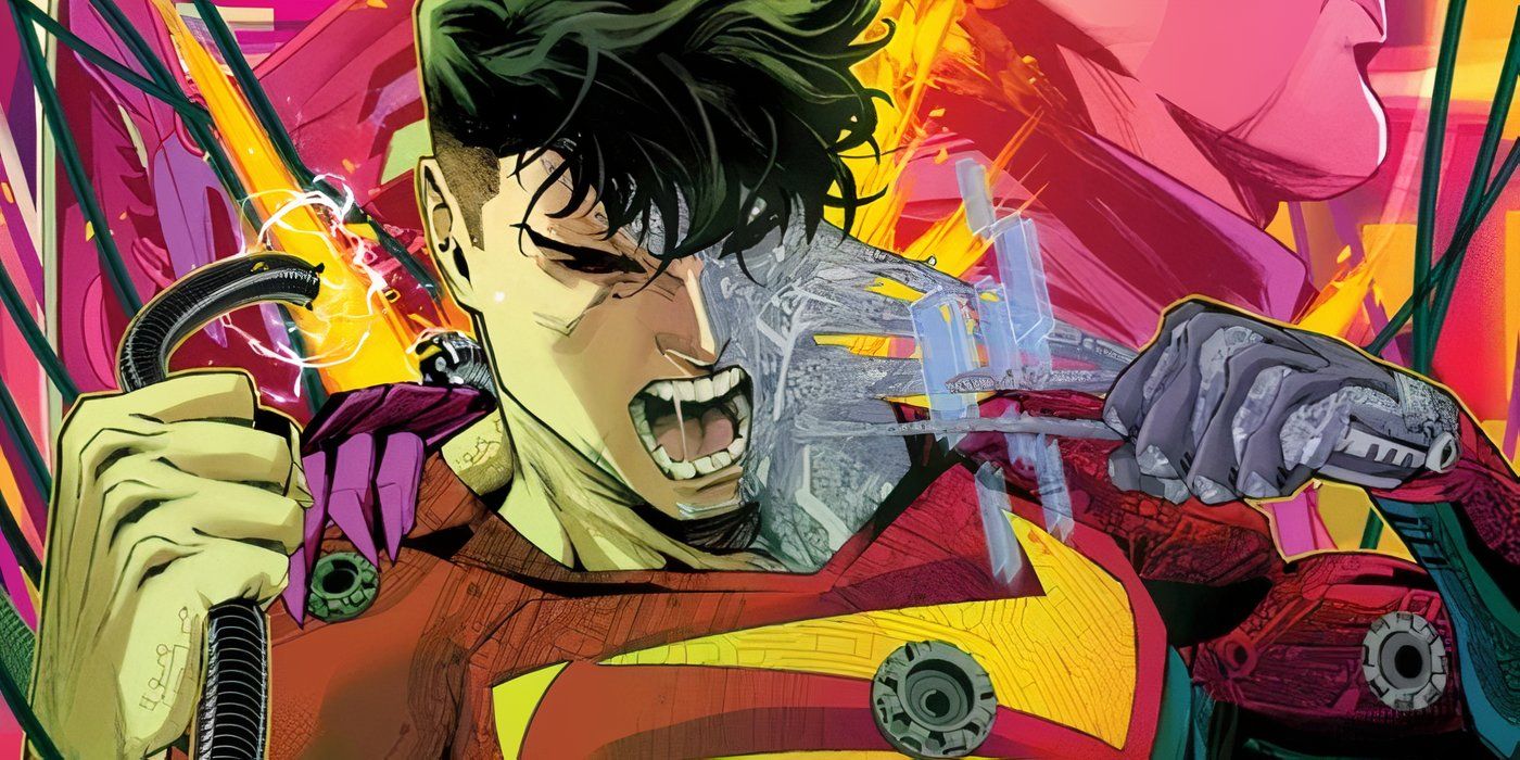 DC dévoile officiellement le nouveau design du fils de Superman en tant que Monstre Cyborg...