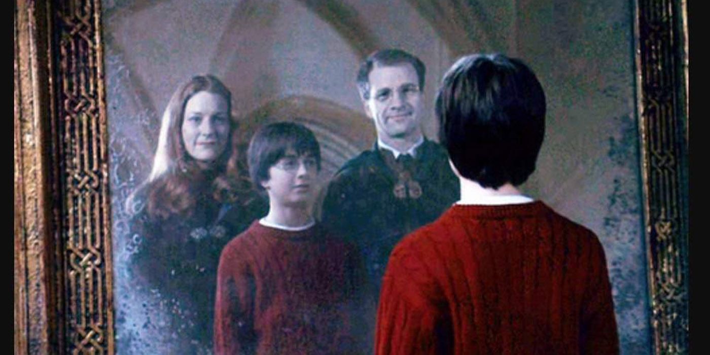 Harry Potter a donné le miroir du but du Riséd dès qu'il est apparu...