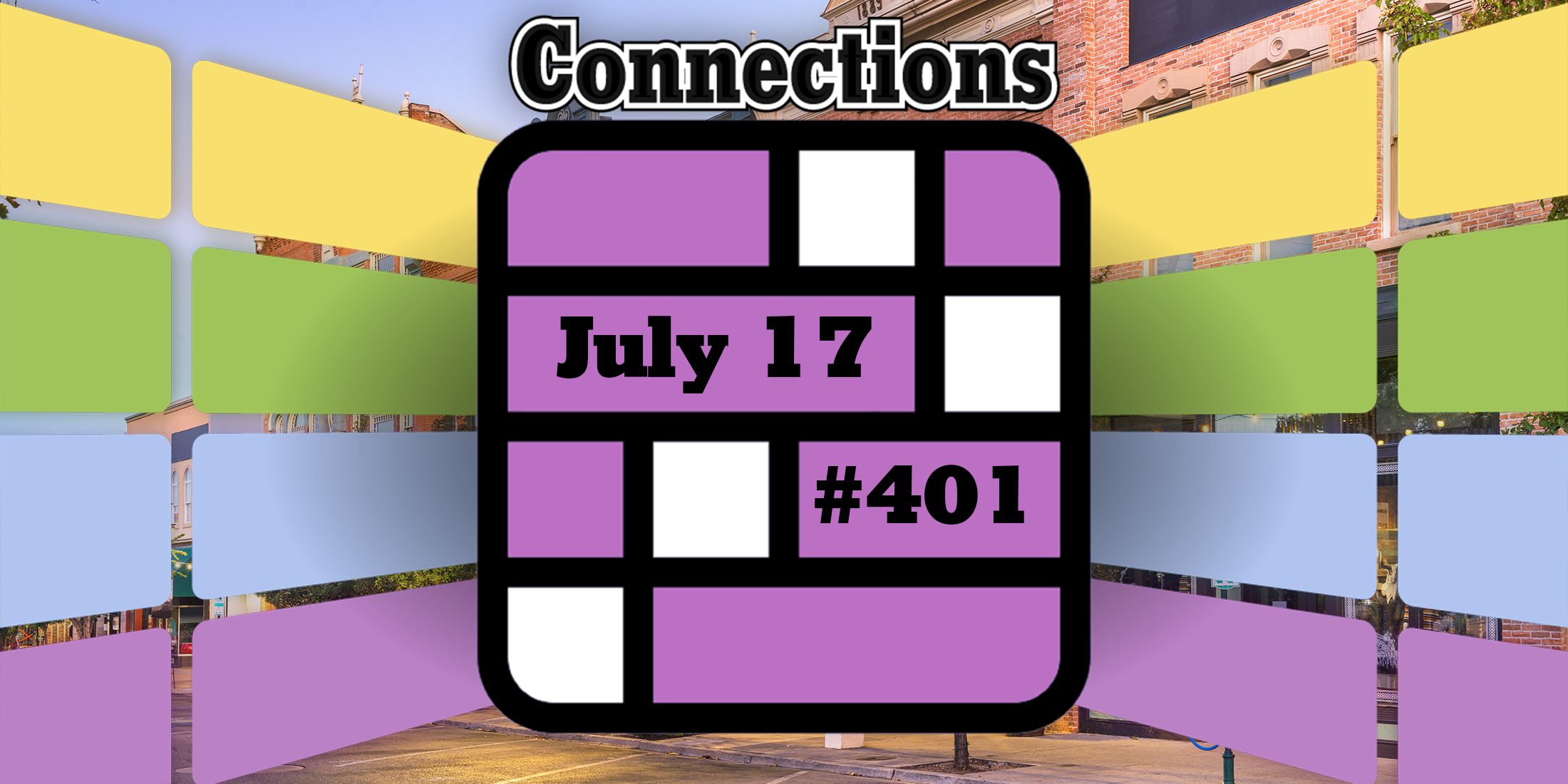 Indices et réponses sur les connexions d'aujourd'hui pour le 17 juillet 2024 (Puzzle n° 401)