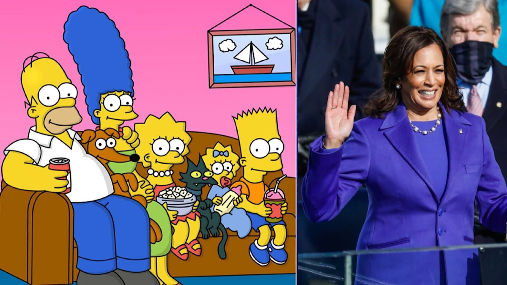 Kamala Harris s'adresse à un public surpris au SDCC pendant Les Simpson