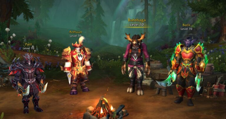 Le nouvel écran de sélection de personnage de World of Warcraft m'a ému