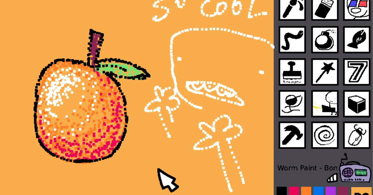 Oubliez les programmes d'art sophistiqués : Worm Paint est ma nouvelle toile de choix