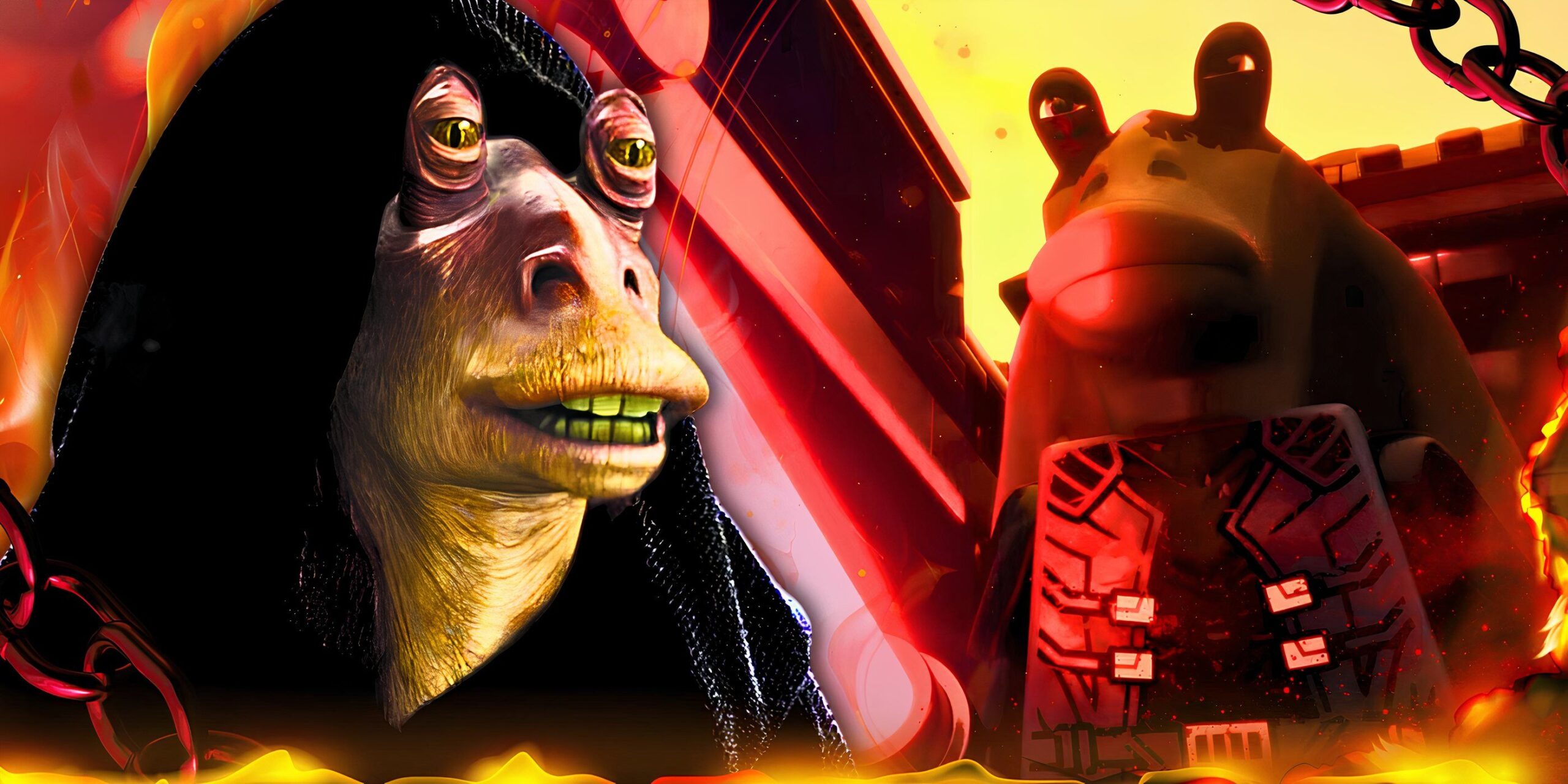 Star Wars a enfin fait du Dark Jar Jar Twist une réalité