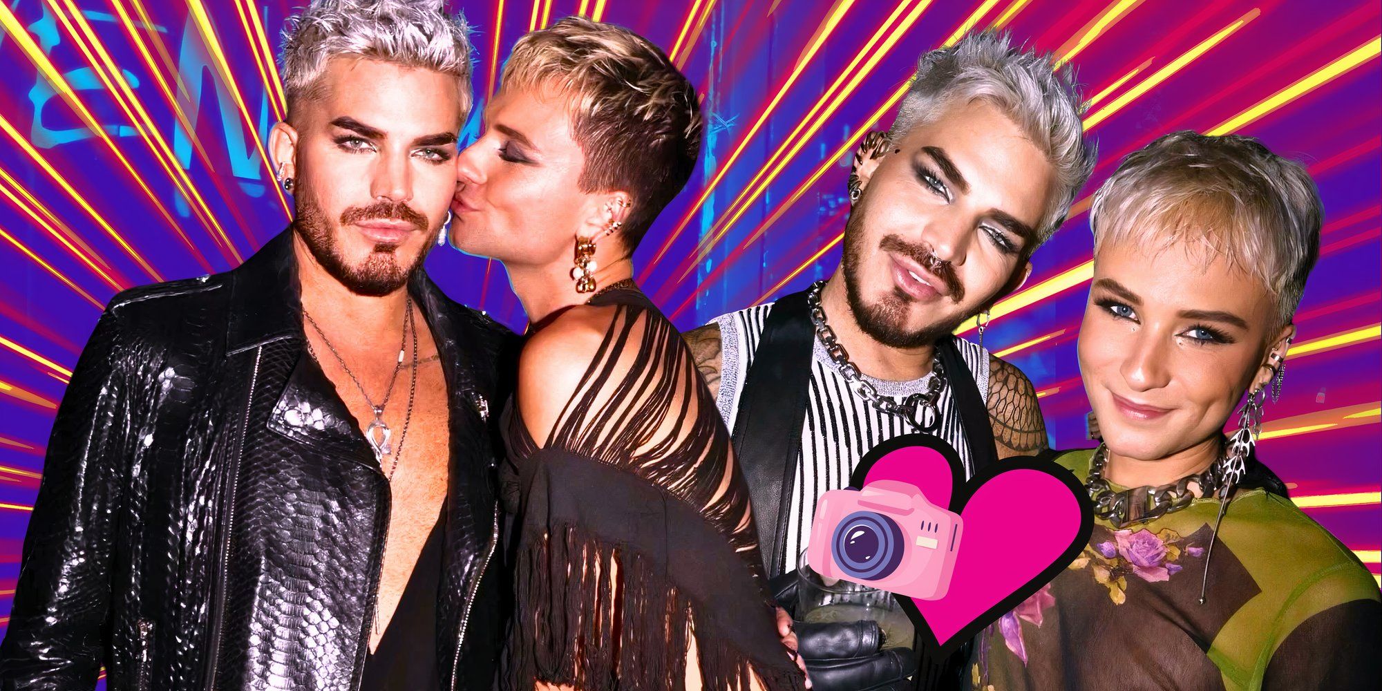 American Idol : les meilleures photos de couple d'Adam Lambert avec Oliver Gliese (...