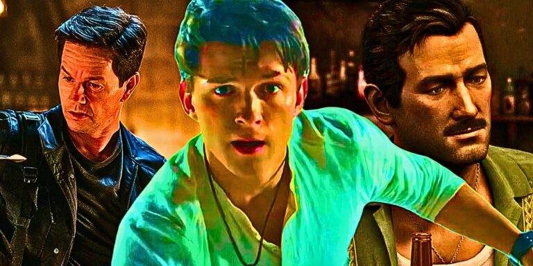 Cette scène fidèle au jeu de Tom Holland, Uncharted, me dérange toujours…