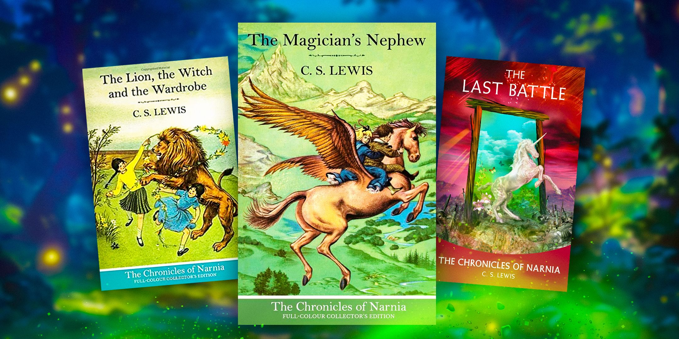 Chaque livre des Chroniques de Narnia, classé