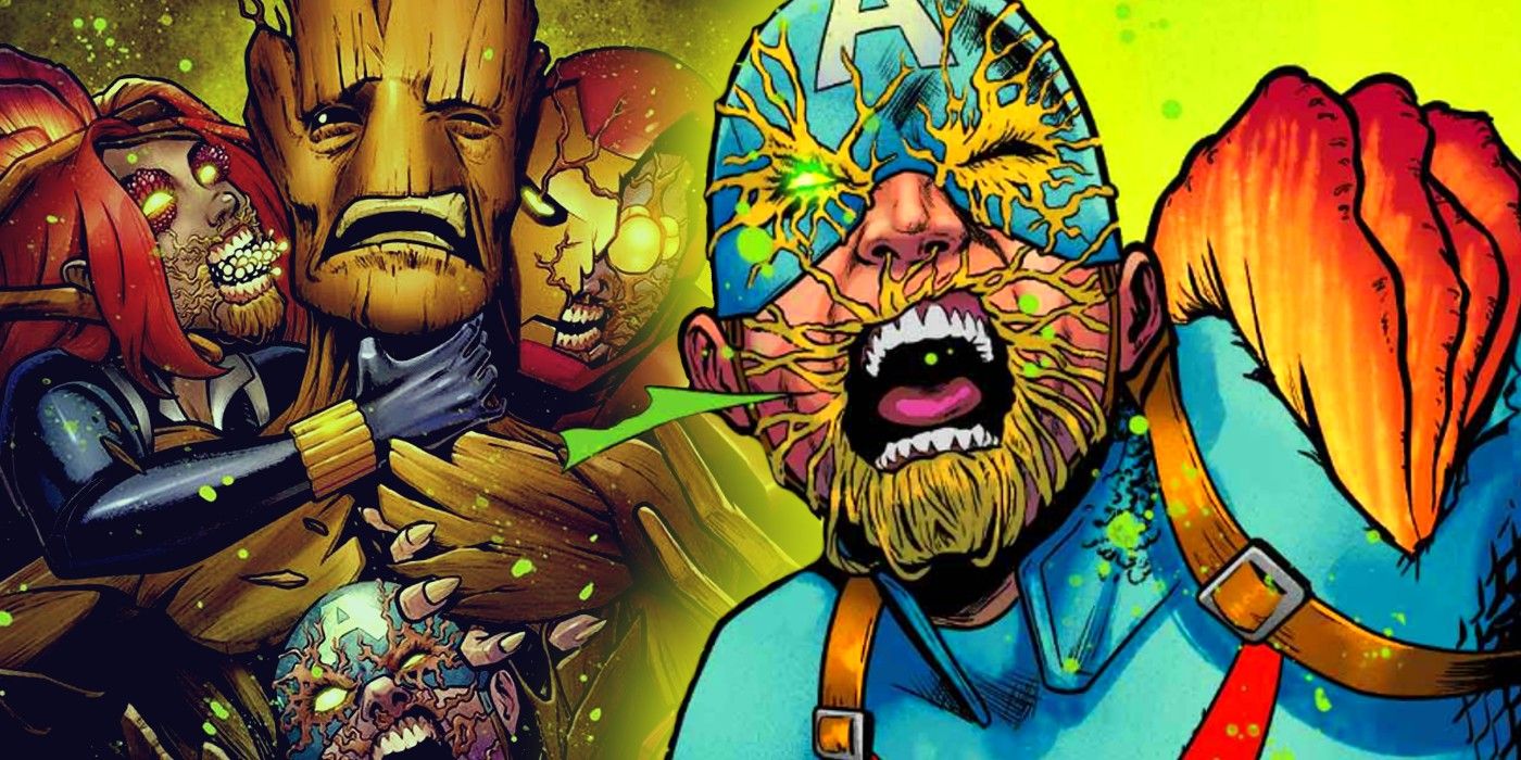 DAWN OF DECAY réunit Hulk et Groot contre les zombies les plus dégoûtants de Marvel...