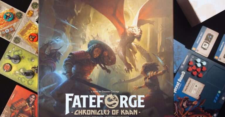 Fateforge: Chronicles of Kaan est un jeu de société fantastique explosif basé sur une application