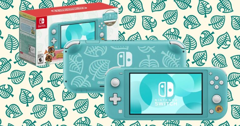 La Switch Lite d'Animal Crossing est de retour en vente à son prix le plus bas jamais atteint