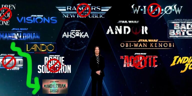 La programmation cinématographique et télévisuelle de Lucasfilm a évolué à tous les niveaux au cours des 4 dernières années