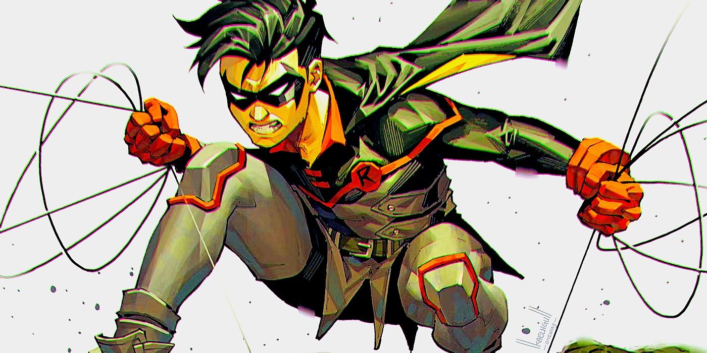 Le nouveau combat hilarant de Robin prouve que DC a enfin perfectionné Damian Way...