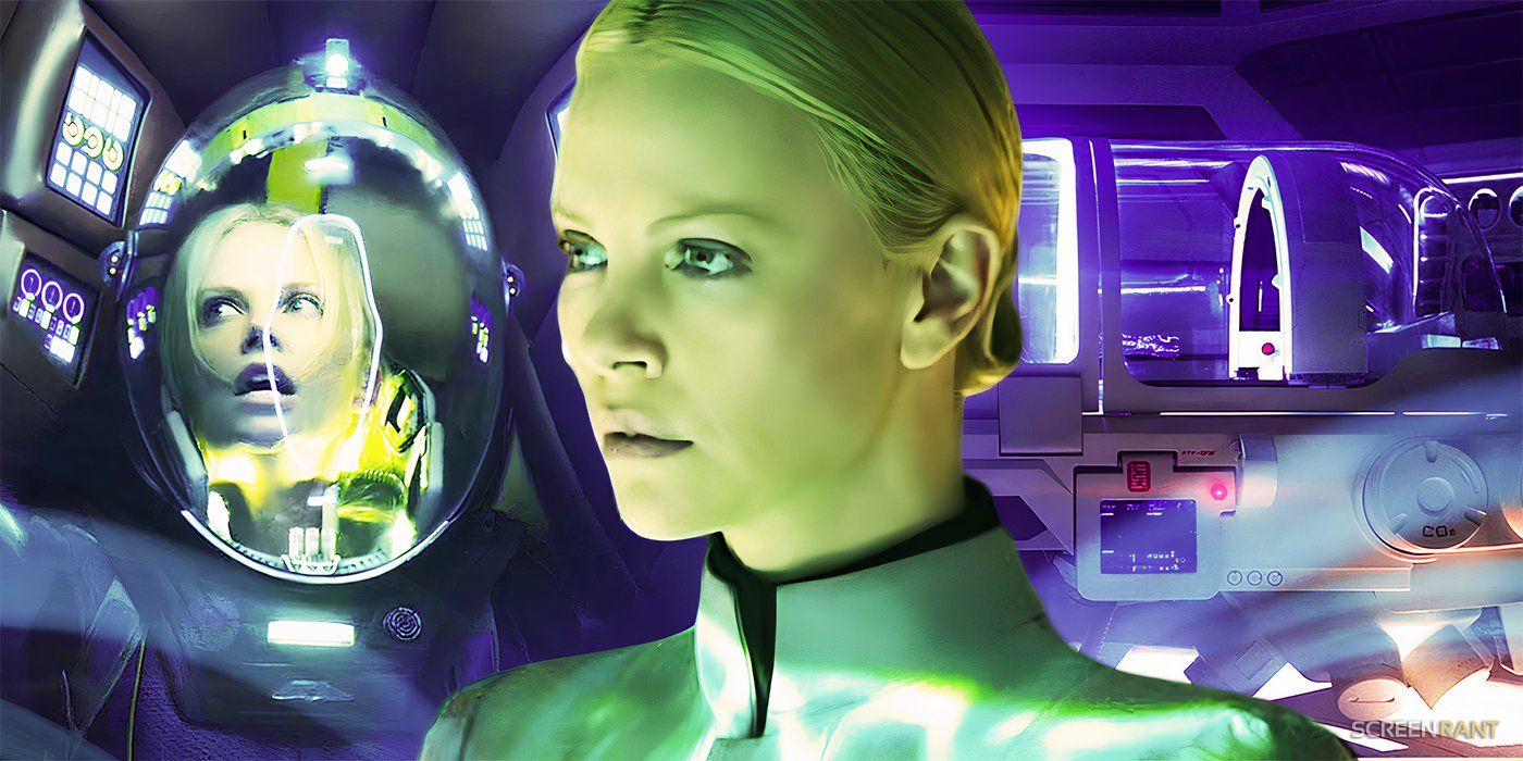 Prometheus a fait allusion au grand rebondissement de Peter Weyland dans le film avec deux inter...