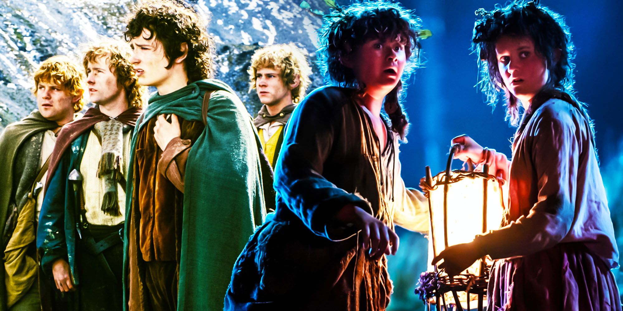 Rings of power Harfoots Hobbits Lord of the rings