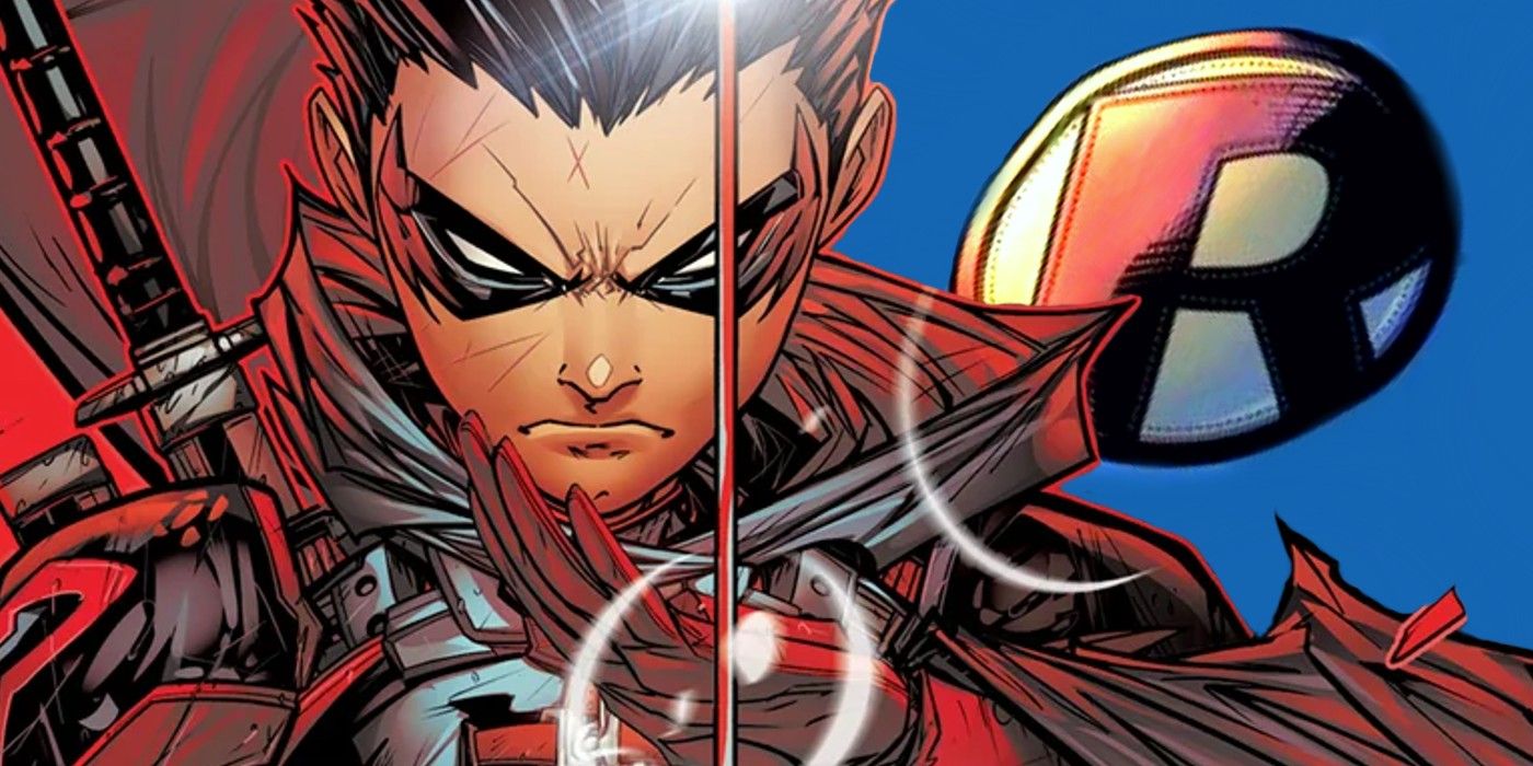 Robin enfreint la « règle de non-mise à mort » de Batman avec ses armes les plus meurtrières dans Off...