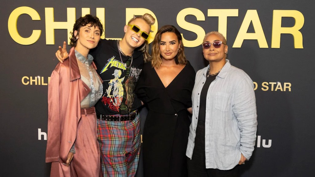 Alyson Stoner, JoJo Siwa, Demi Lovato et Raven-Symoné sur Hulu "Enfant Star" première (Disney/Frank Micelotta)