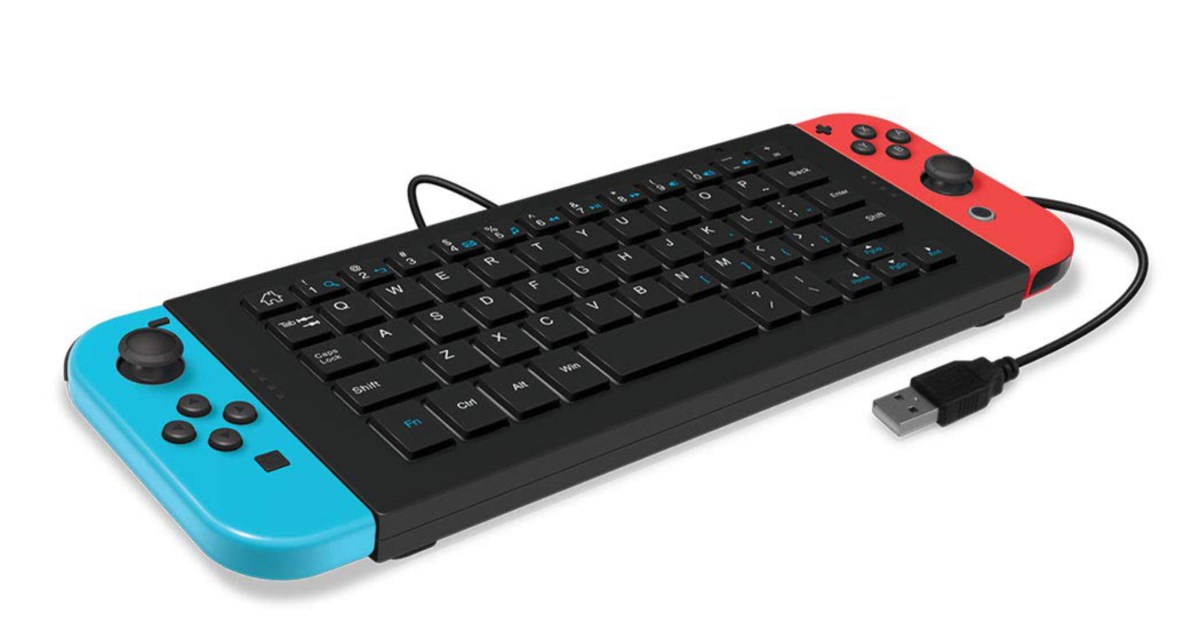 Comment n'ai-je jamais vu ce clavier loufoque de Nintendo Switch ?