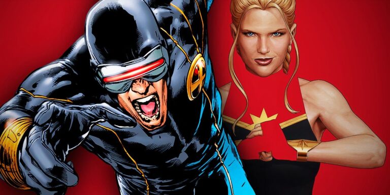 Cyclope contre Captain Marvel relance la guerre entre les Avengers et les X-Men de Marvel