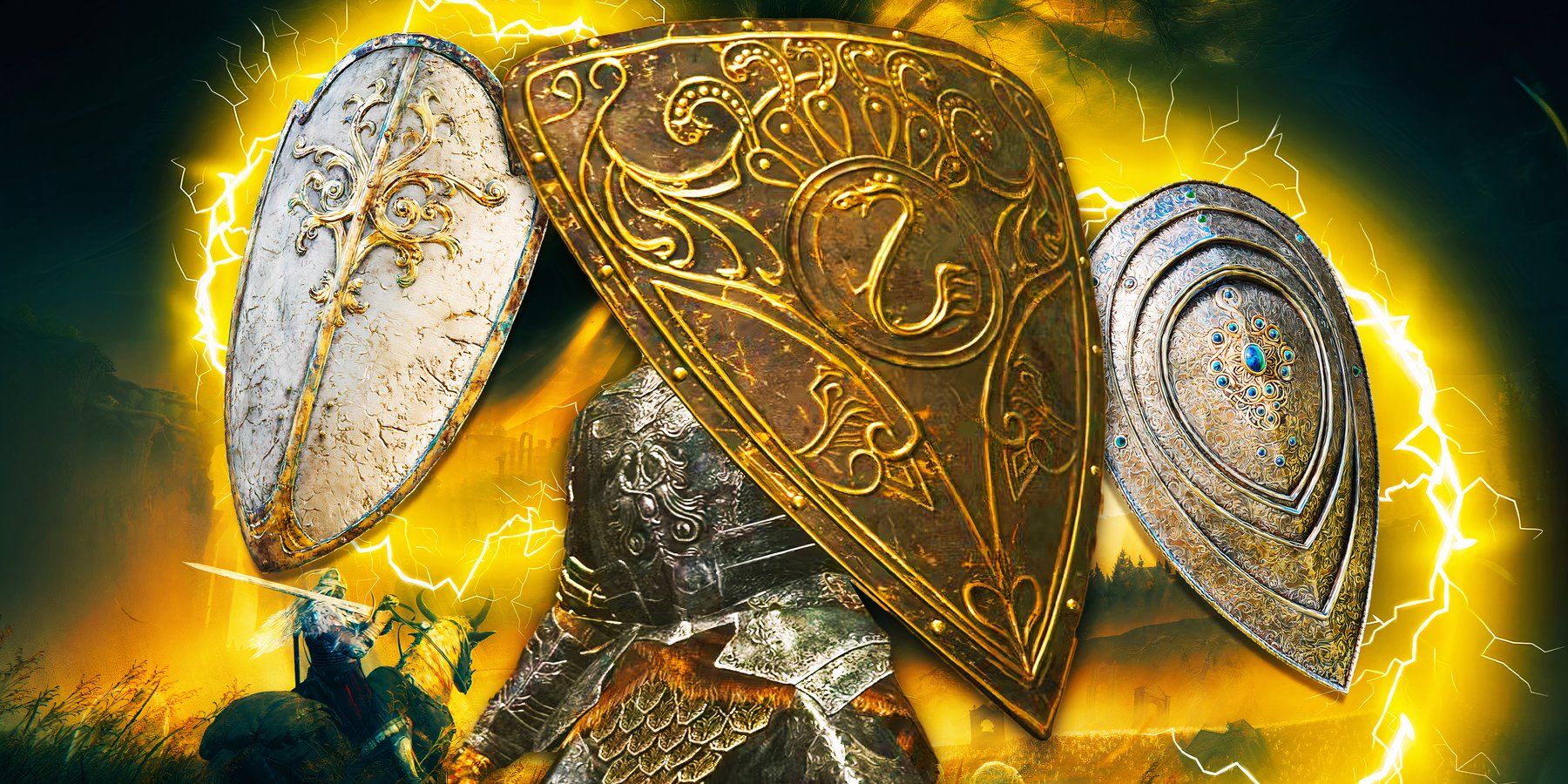 Elden Ring : Meilleurs boucliers après le patch 1.14 (Bouclier en laiton)