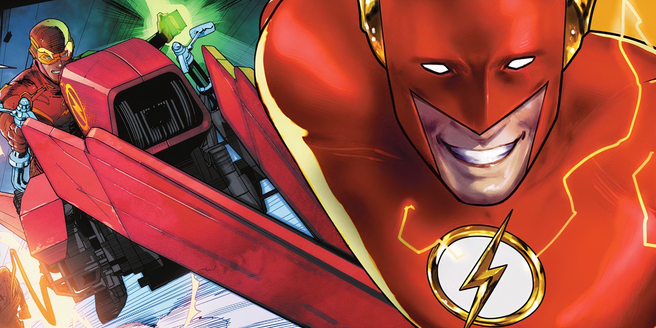 Flash remplace officiellement ses pouvoirs de vitesse par un nouveau véhicule ultra-rapide
