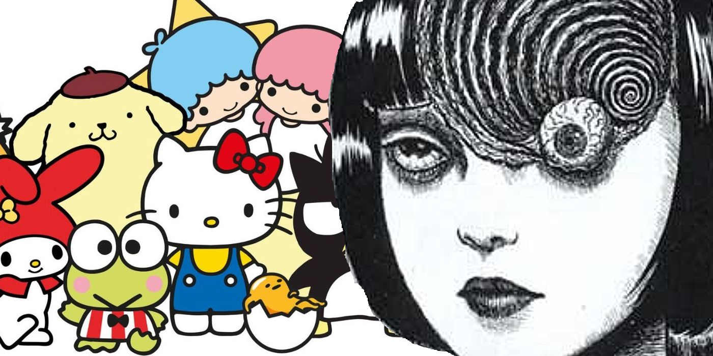 Hello Kitty reçoit une poignée de refontes de Junji Ito dans des designs horriblement mignons...