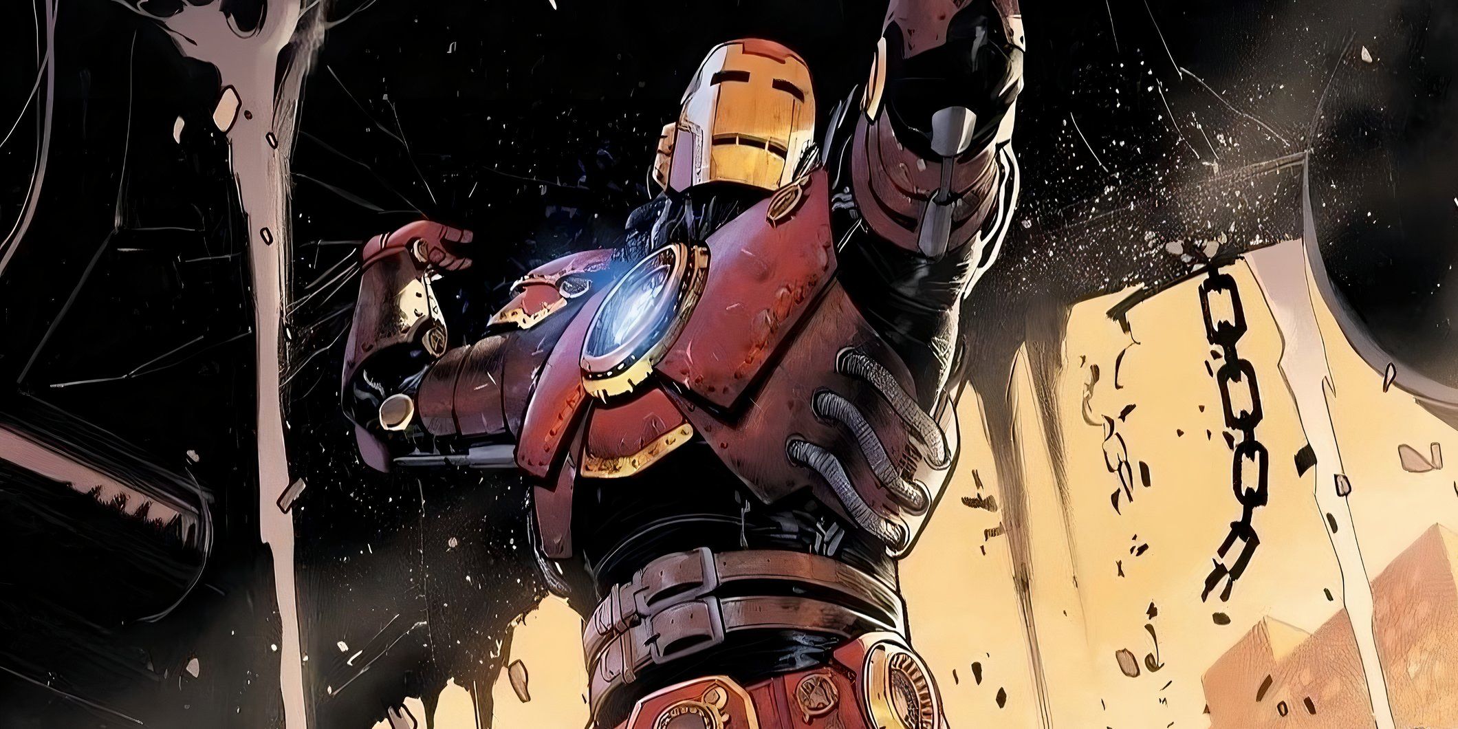 Iron Man abandonne ses vieux costumes pour un tout nouveau dans une œuvre d'art officielle pour U...