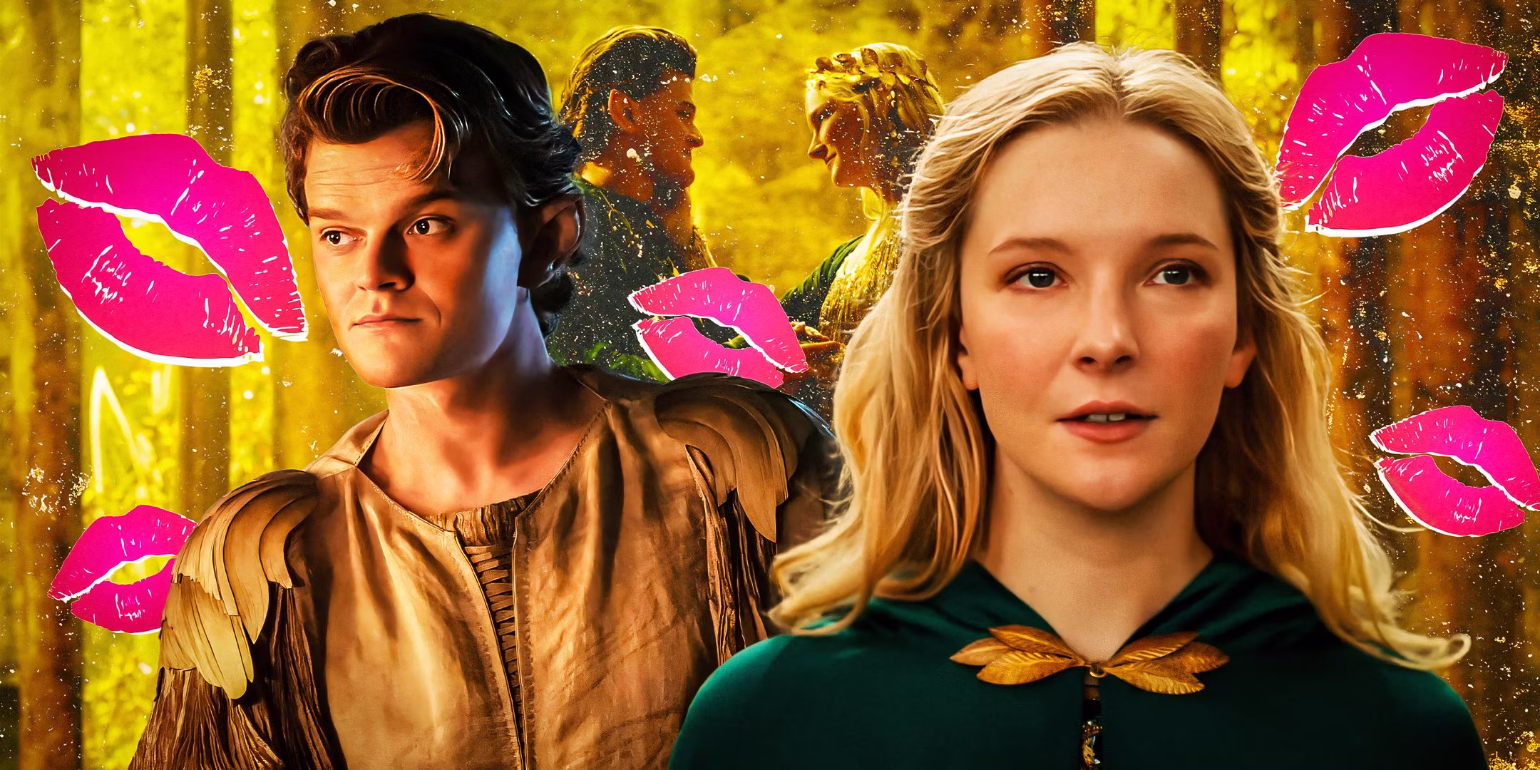 Le baiser d'Elrond et Galadriel expliqué : s'aiment-ils dans le Ri...