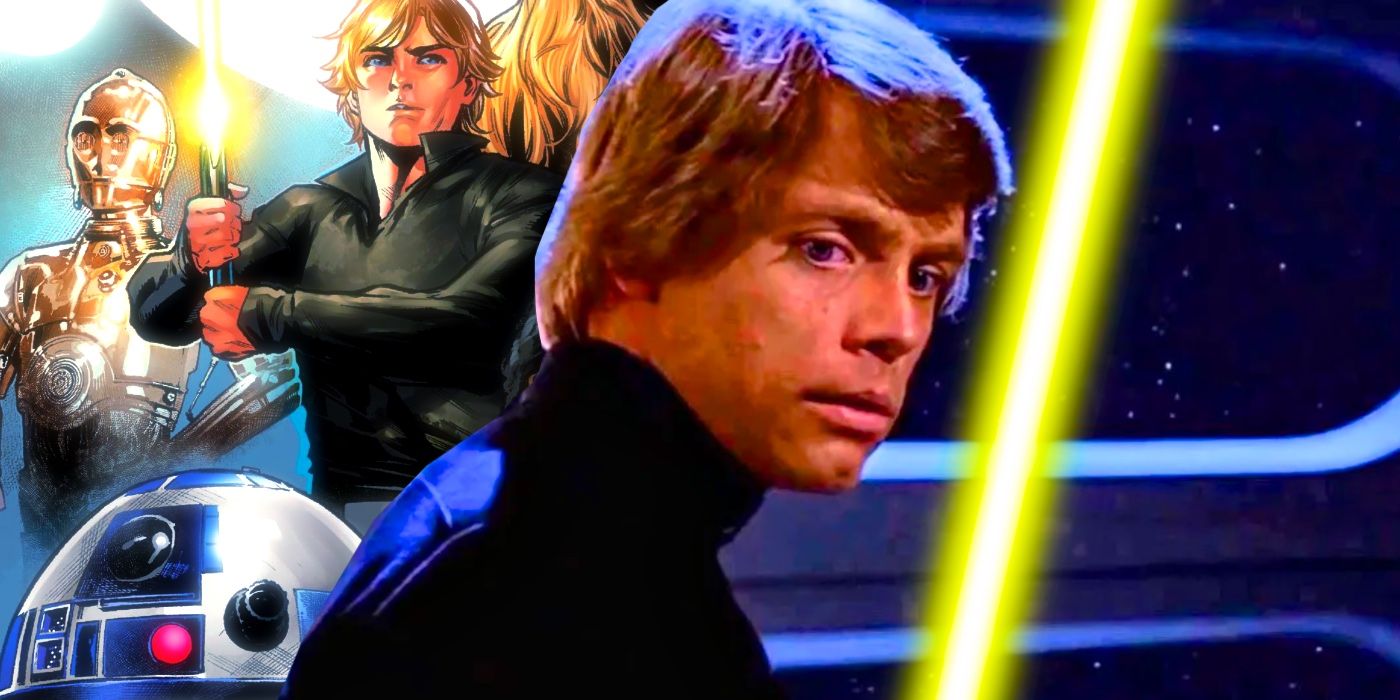 Le dernier exploit Jedi de Luke Skywalker prouve que son ère de sabre laser jaune est m...
