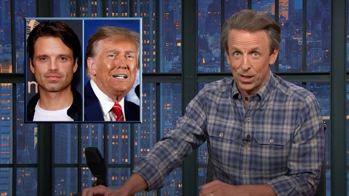 Seth Meyers déclare que Sebastian Stan jouant Trump est « la plus belle chose que quelqu'un ait faite pour Trump depuis »