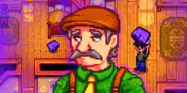 Tous les moyens d'embarrasser Lewis, le maire de Stardew Valley, avec sa robe violette…