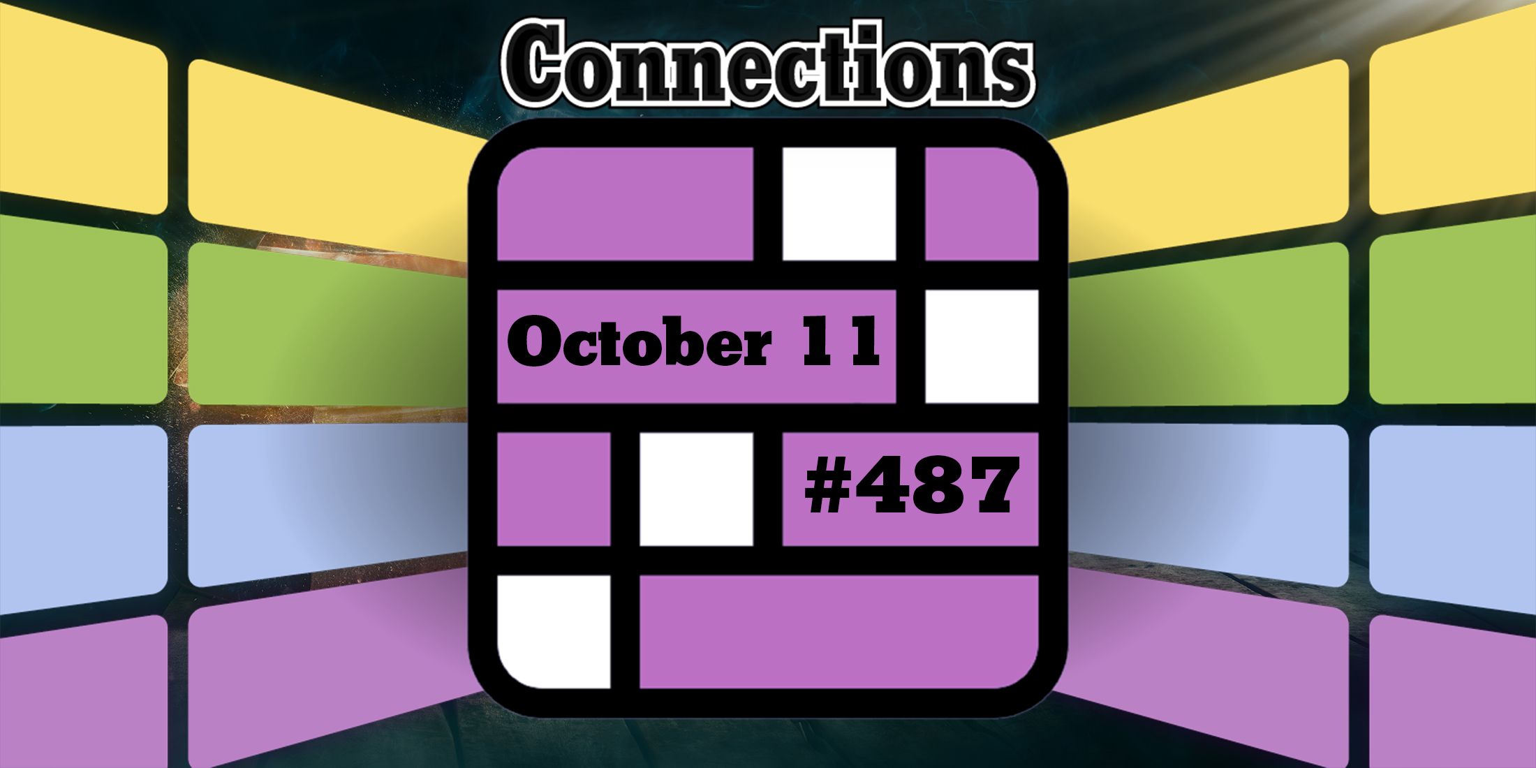 Conseils et réponses sur les connexions d'aujourd'hui pour le 11 octobre 2024 (puzzle n° 487)...