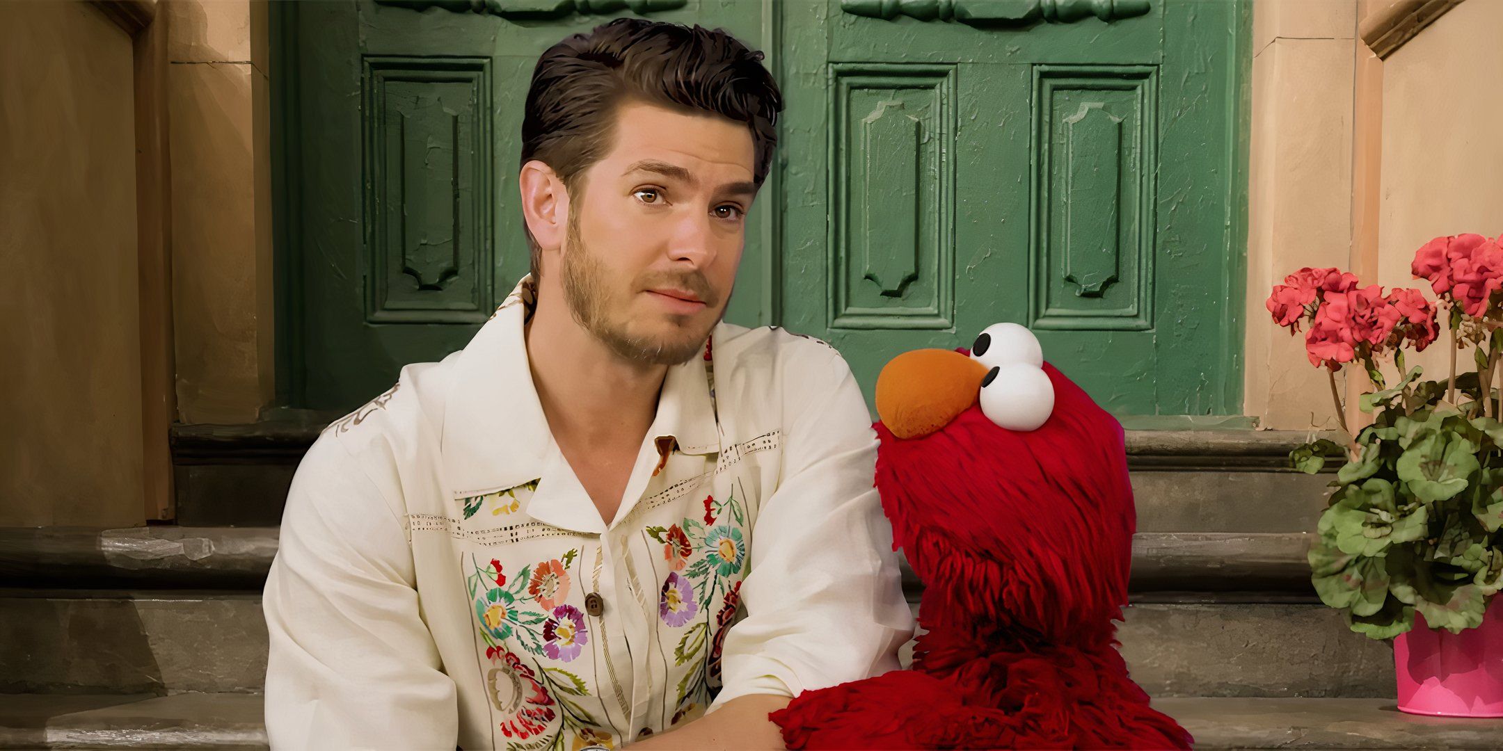 Conversation émotionnelle et pleine d'espoir d'Andrew Garfield avec Elmo à propos de...