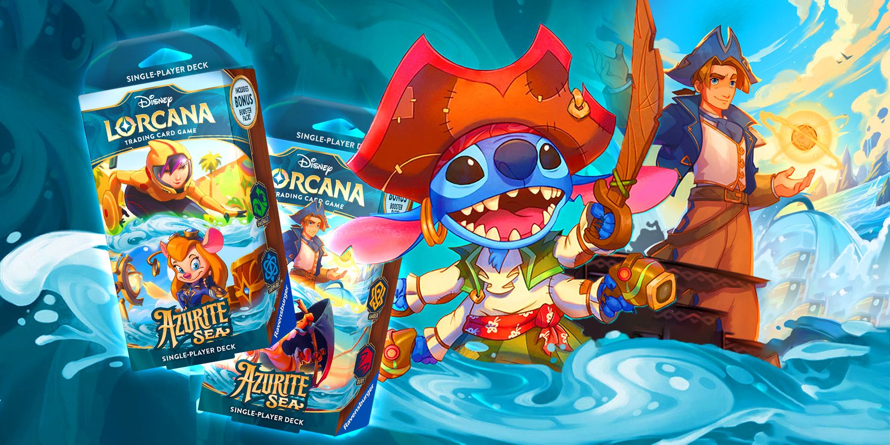 Disney Lorcana : Azurite Sea Starter Decks Review - Les cartes pirates sont ju...