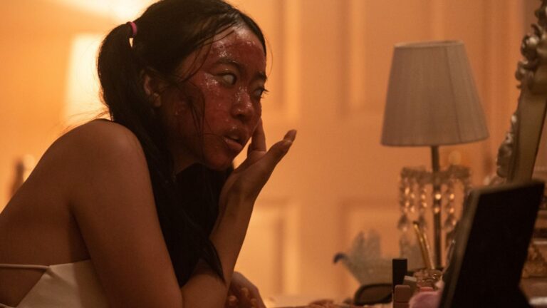 Grafted suit les traces de la substance après le frémissement