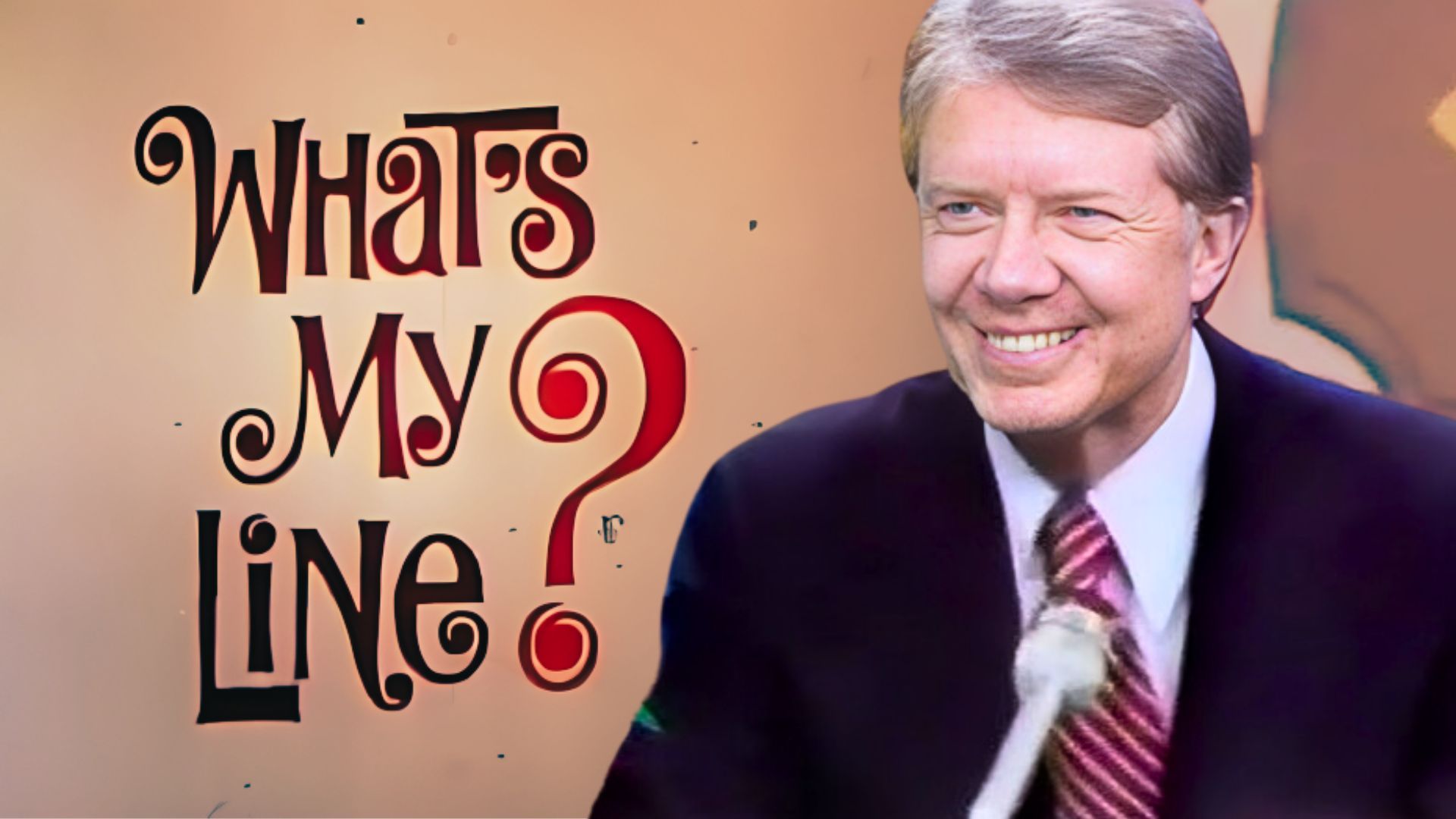 Jimmy Carter a été présenté au pays lors d'un jeu télévisé des années 1970
