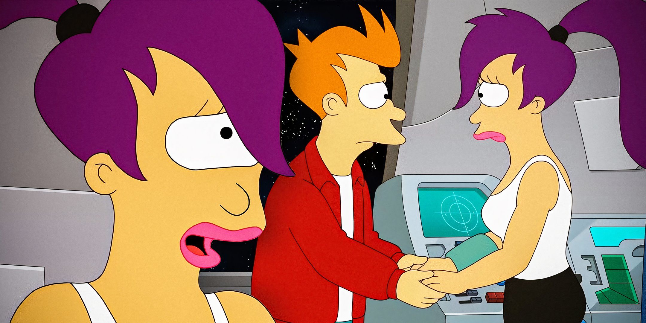 La finale de la saison 12 de Futurama donne à Fry et Leela une fin parfaitement tragique...