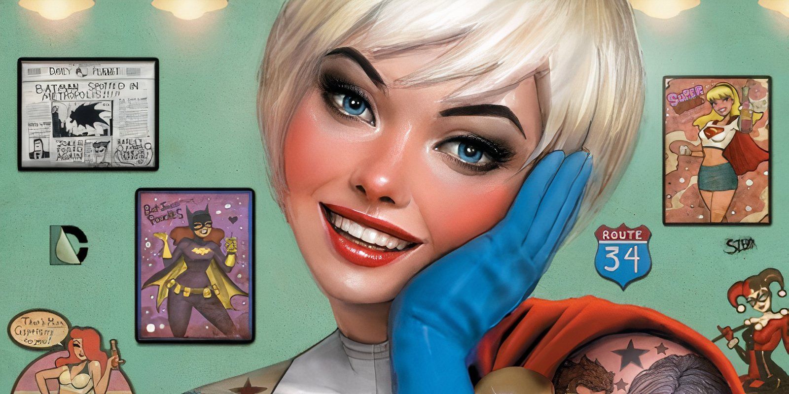 La nouvelle refonte du tatouage de Power Girl vous fera souhaiter que ce soit son tatouage permanent...