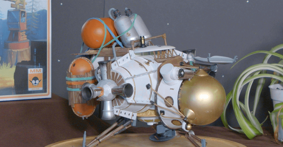 La science nous oblige à récupérer cette adorable réplique d'Outer Wilds, Hearthian Lander.