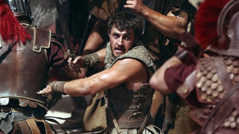 Le seau à pop-corn élaboré de Gladiator 2 complet avec code QR révélé