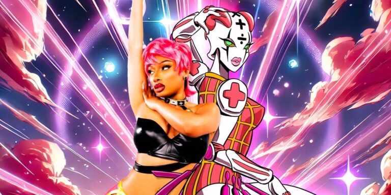 Megan Thee Stallion étourdit avec Glorious JoJo's Bizarre Adventure Hallo…